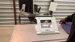 the student gets caught watching porn in class and gets doggystyled by big cock