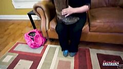 Harper B swallows cum after banging