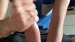 Morning Blowjob Makes Friend Cum