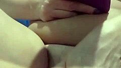 Old Naughty Woman Masturbates Intensely