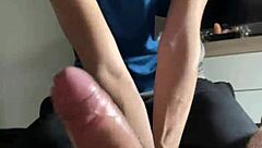 Morning Blowjob Makes Friend Cum