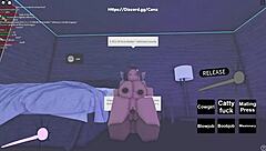 93 Roblox Porn Quickie With Big Black Cock Riding Cowgirl Brunette Big Tits