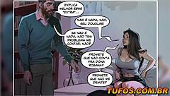 Boss catches brazilian babysitter stripping online.