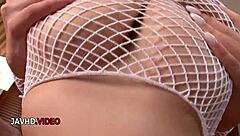 Airu Oshima Teases with Big Tits in Japanese JAV