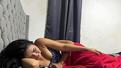 stepsister shares bed gets taboo cock