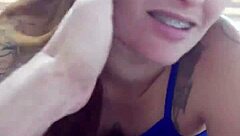 Depois Que A Ruiva Safada Me Contou Tudo Que Ela Tem Vontade Lambuzei A Cara Dela De Porra