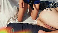 Úrnő dominálja a kasztrált rabszolgát