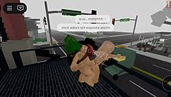 sexo em p�blico com uma loira submissa - brookhaven