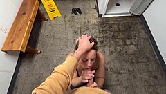 Public shower and caught in the act