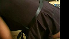 Beautiful Mulatta Swallows All Cum in Mouth