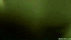 Step sister walks in on stepbrother jerking off and decides to help him out with her hands and mouth.