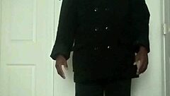 Stretching Arms For Exercise As If It's Masturbating With Intense Emotion