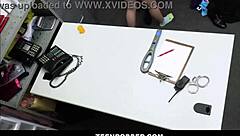 teenrobber petite 18+ brunette shoplifter fucked by guard after strip search reese robbins