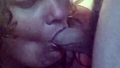 Amateur blowjob humiliation and cum in Stacy's pussy?