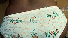 indian step sister with big tits and hairy pussy gets licked and fucked doggystyle, ass gaping.