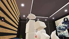 Fox girl gets pounded