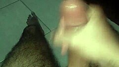 Brazilian Masturbates Big Cock To Cumshot