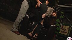 Slutty Japanese In Ripped Jeans Ayaka Minamino Gets Cum Filled