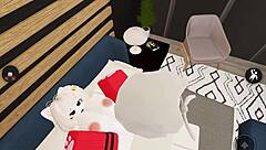 Fox girl gets pounded