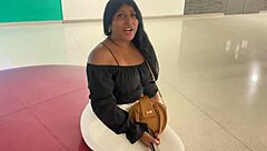 Wow, big ass brunette gets roughly fucked by horny stranger!