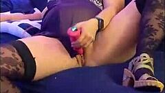 Hotwife Steffi performs a seductive pussy dance in cosplay.