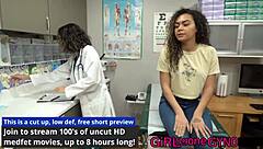 Hey, mara luv gives a close-up view in latex gloves