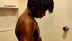 why is that delicious boy taking a shower at my gay friend's house?