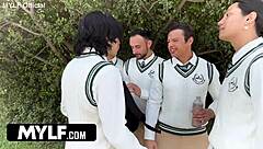 Religious Milf Blows and Rides Bad Boys!