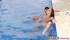 Babes Elegant Anal Fun Pool Starring Joel And Martina Gold Clip