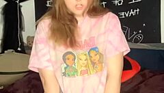 Dildo Sucking And Pussy Play With Big Clit