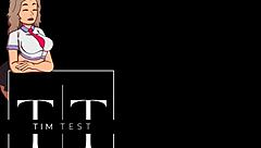 I watch the cute blonde teen get hard anal from muscular neighbor, gaping wide.