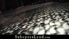 Petite Slave Fucked With Vibrator