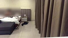 Hidden cam catches cheating asian slut riding