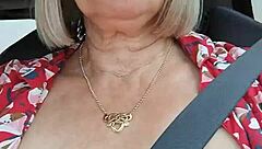 I ride down the road with my tits out