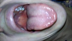 submissive girl gets facefucked upsidedown until gagging