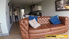 Petite Latina Teen's Tinder Date Turns Into Hardcore Casting Interview