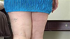 Busty BBW Milf Spreads Wet Pussy Before Work.