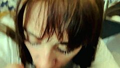 Best Deepthroat Continues With Cum Eating!