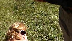 Pervert Jerks Off to Naked Blonde on Beach