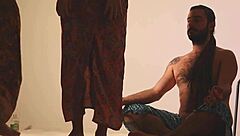 Amateur orgy in massage parlor turns into squirting foursome