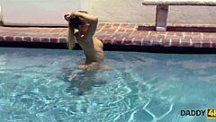 Jenny enjoys wild sex with mature dad in daddy4k.