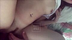 Hey, my dad left home, so I ended up fucking my cute little stepsister and came inside her. She has small tits and a beautiful latina look with blue eyes.