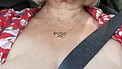 I ride down the road with my tits out