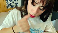 Best Deepthroat Continues With Cum Eating!