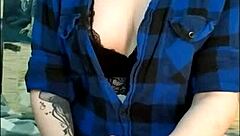 stunning babe edges her friend's cock with femdom tease