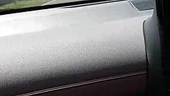 I ride down the road with my tits out