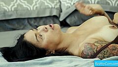 Busty step mom teaches step-son seduction