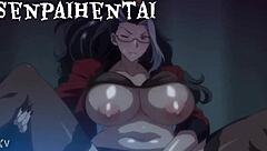 hot milf rides fat guy in anal fucking session