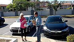 Delivery Driver Enjoys Naked Wife