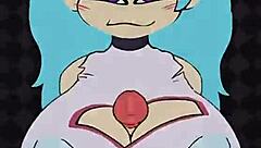 Sky finally gets titty fuck and blowjob with monster cock